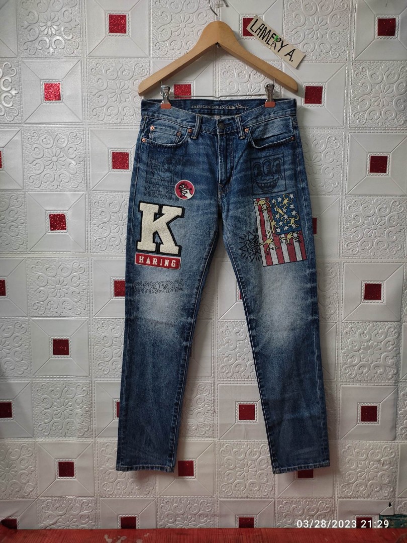 店舗・通販 AMERICAN EAGLE × Keith Haring ジーンズ サイズ34 | www