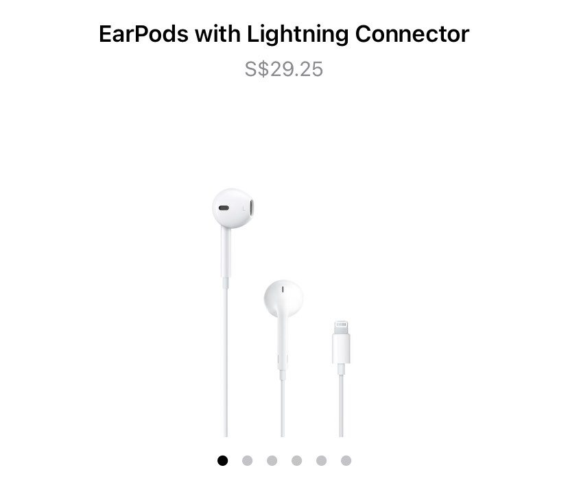 Apple Earpods Lightning Connector, Audio, Earphones on Carousell