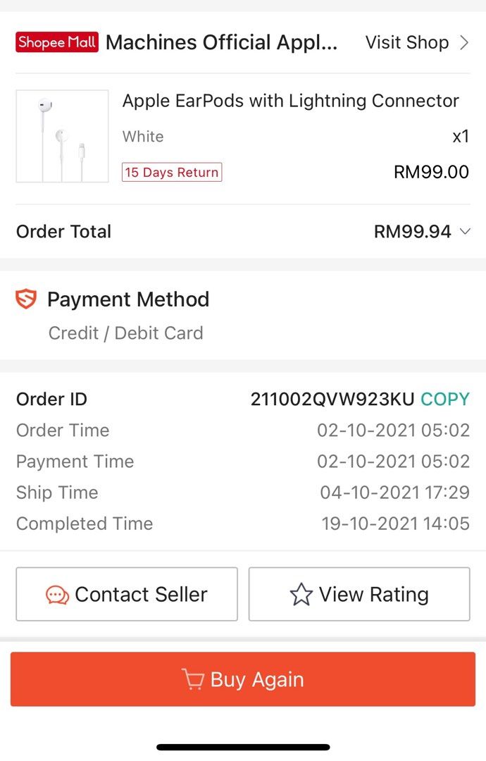 Apple EarPods with Lighting Connector Audio Earphones on Carousell