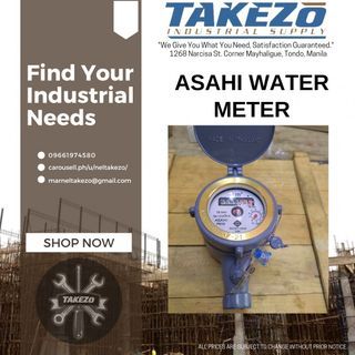 ASAHI WATER METER WITH CALIBRATION