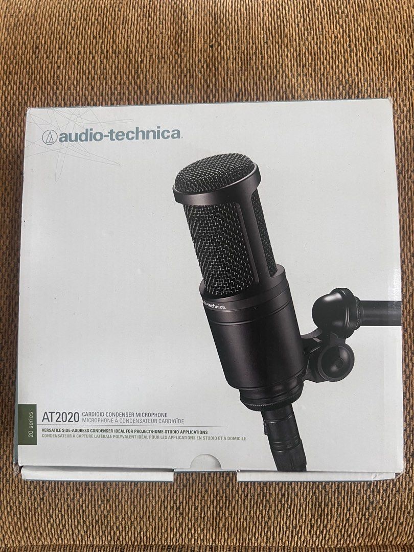 Audio Technica AT2020 XLR Condenser Microphone, Audio, Microphones on ...