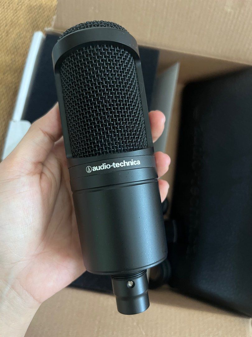 Audio Technica AT2020 XLR Condenser Microphone, Audio, Microphones on ...