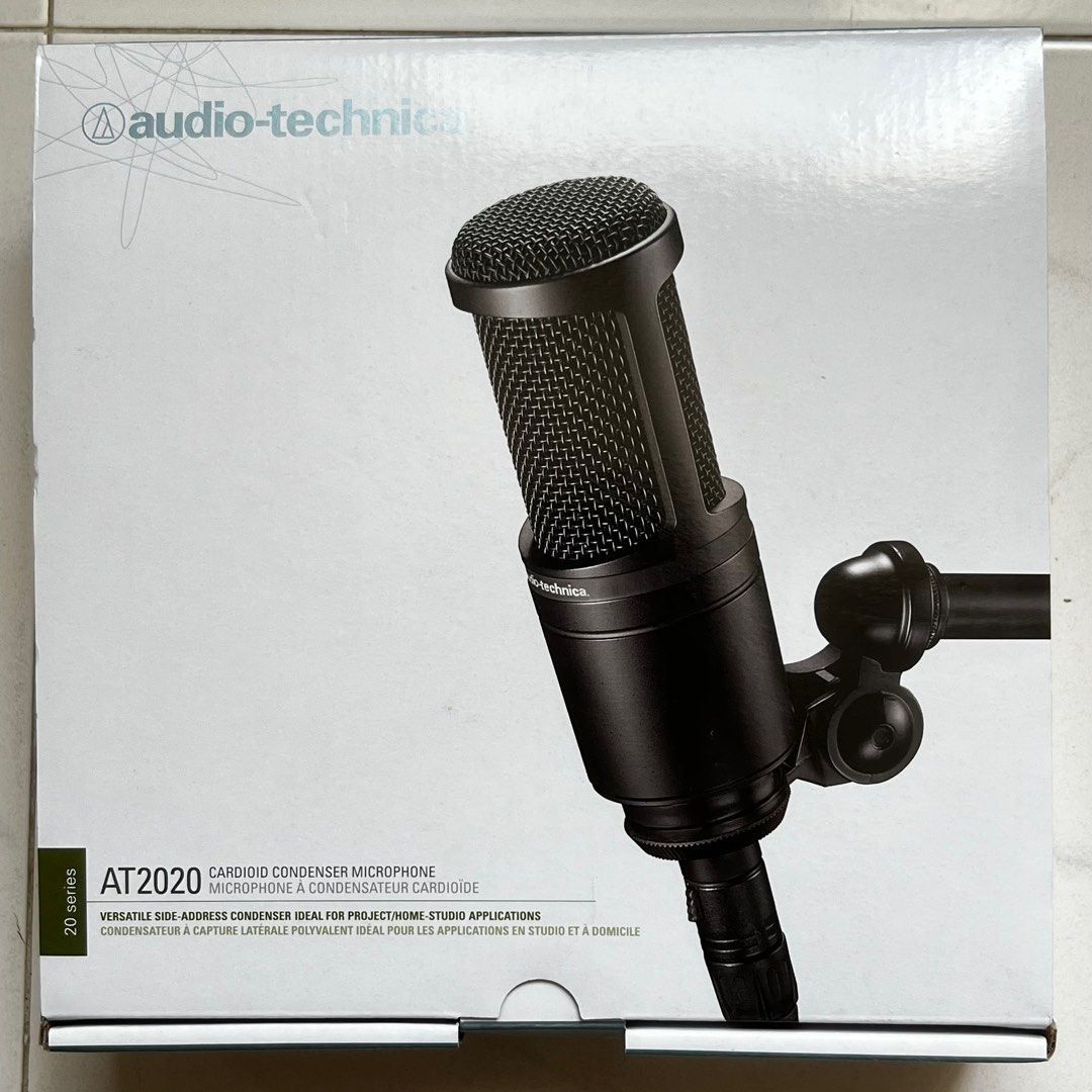 Audio Technica AT 2020 XLR, Audio, Microphones on Carousell