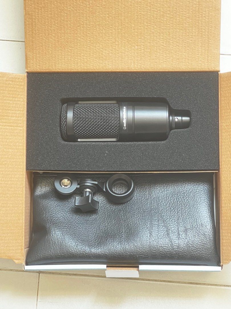Audio Technica AT 2020 XLR, Audio, Microphones on Carousell