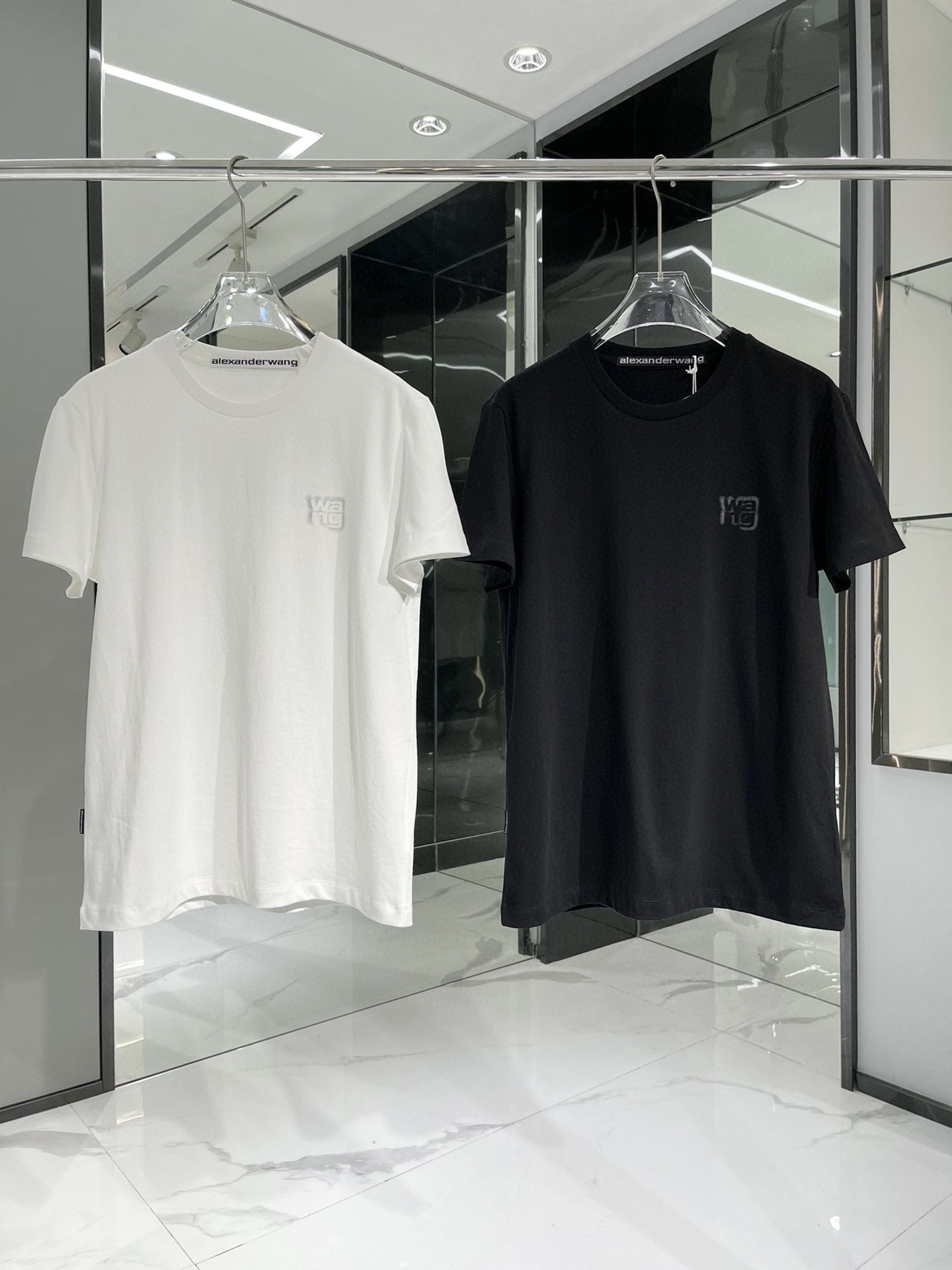 alexander wang white tshirt