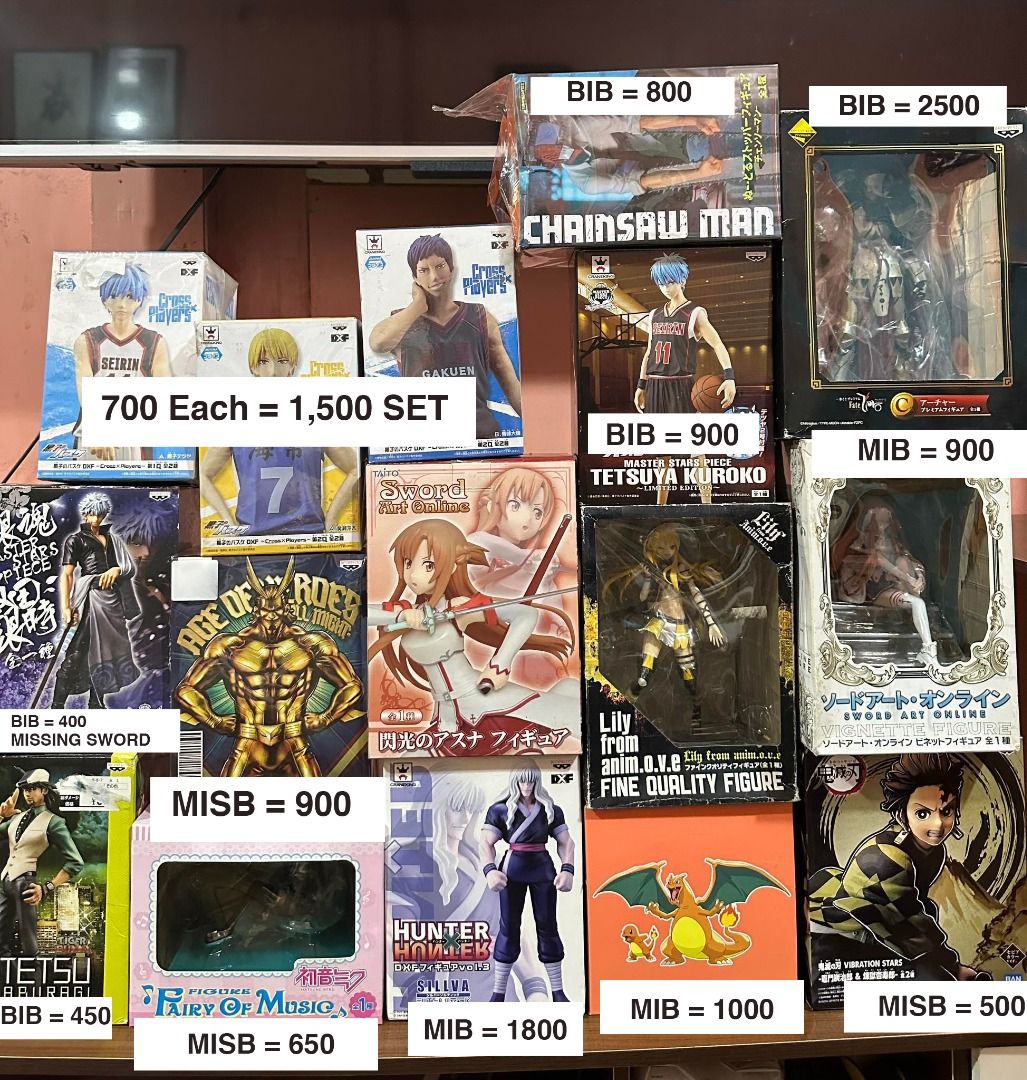 Authentic Anime Figures on Carousell