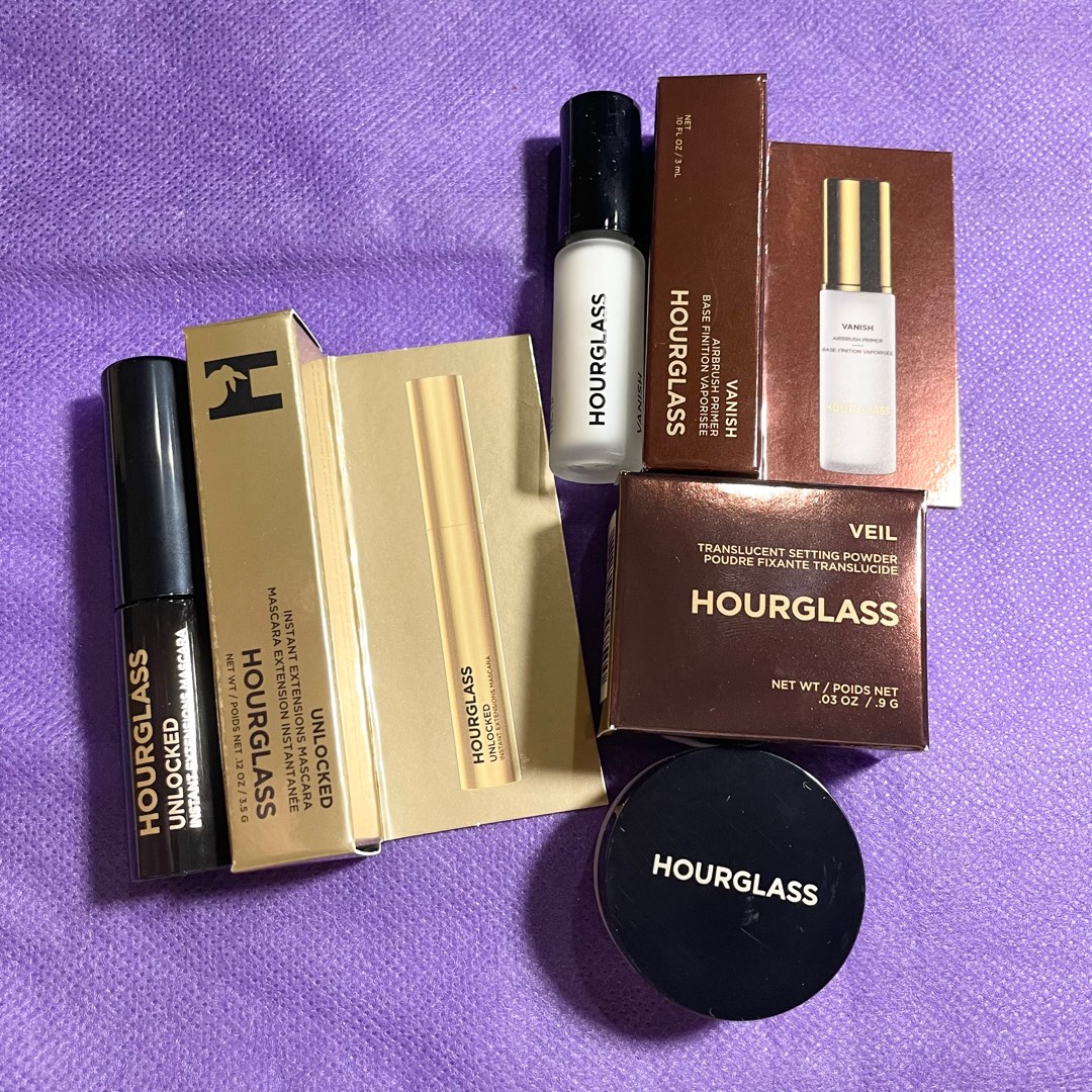 AUTHENTIC Hourglass set vanish veil airbrush makeup primer translucent