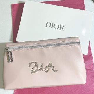 AUTHENTIC BRAND NEW Large Dior baby pink clutch trousse makeup bag pouch