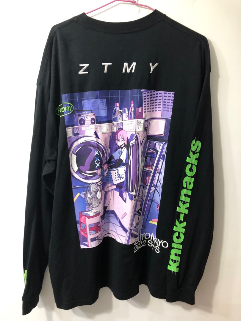 ZUTOMAYO FACTORY 長袖Tシャツ HP TOP ロンT(Purple) - ZUTOMAYO MART