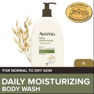 Aveeno daily moisturising body wash 1 liter