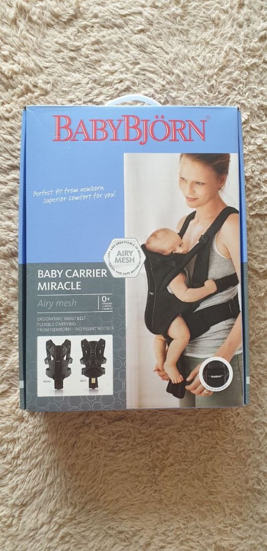 Baby bjorn miracle carrier sales airy mesh