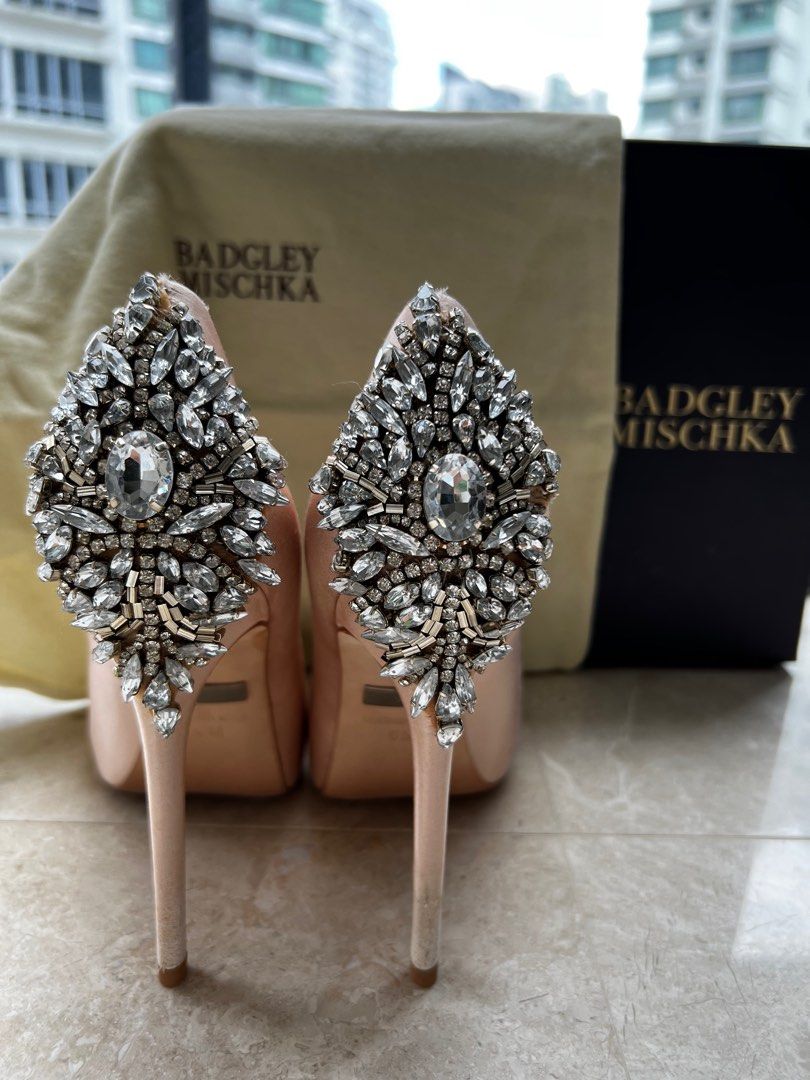 Badgley mischka kiara heels sale