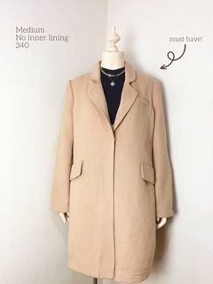 Beige/ brown Wool Coat