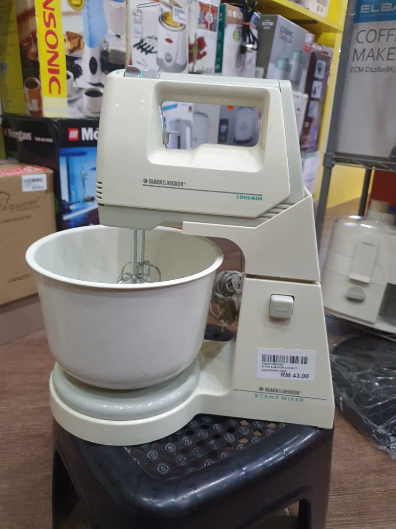 Black & Decker Stand Mixer 5Speed Turbo (M275),175 watt,, TV & Home