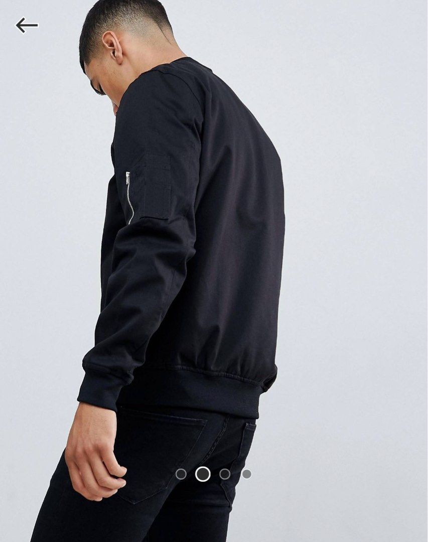 Pull and bear bomber jacket asos discount