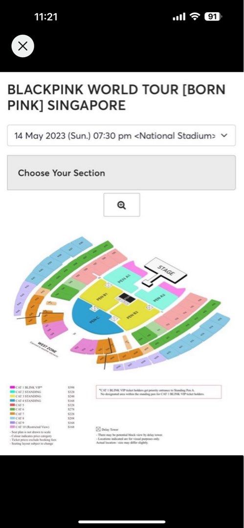  Black Pink World Tour, Tickets & Vouchers, Event Tickets on Carousell 
