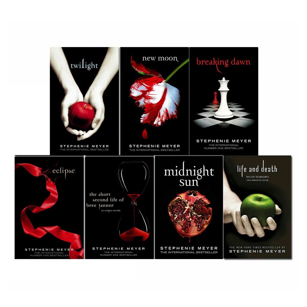 Book Eng) Hard Cover The Twilight Saga Complete Collection by Stephenie  Meyer (Twilight, New Moon, Eclipse, Breaking Down, The Short Second Life of  bree Tanner, Midnight Sun, Life and Death), Hobbies &