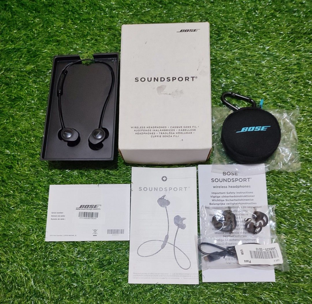 BOSE SOUNDSPORT EARPHONES on Carousell