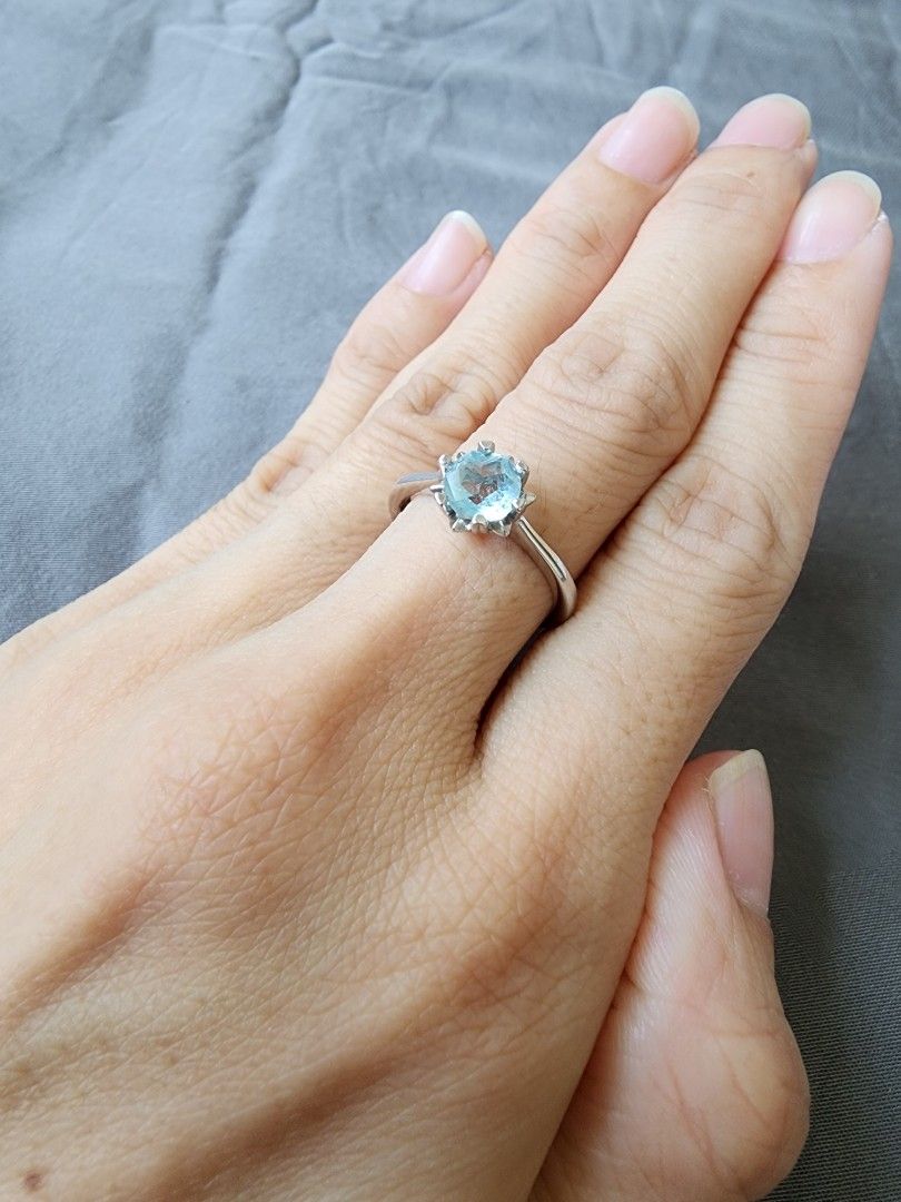 Real best sale topaz ring