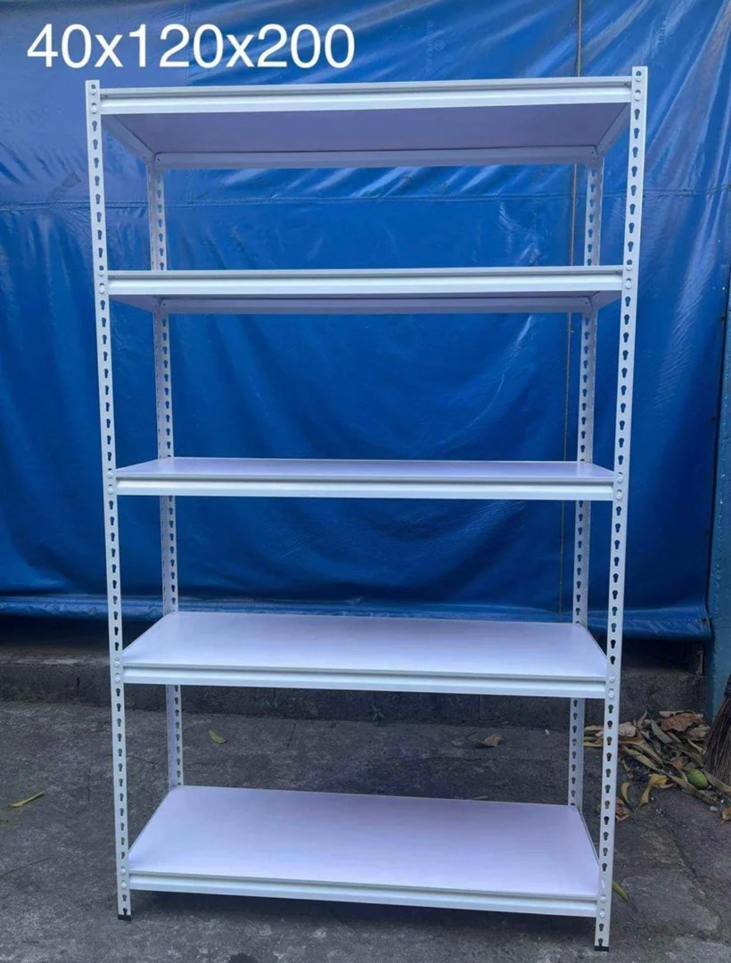 Screwless Racks Shelving Brand new Boltless Metal Steel 5-layer Rack Shelves Heavy Duty Metal ...