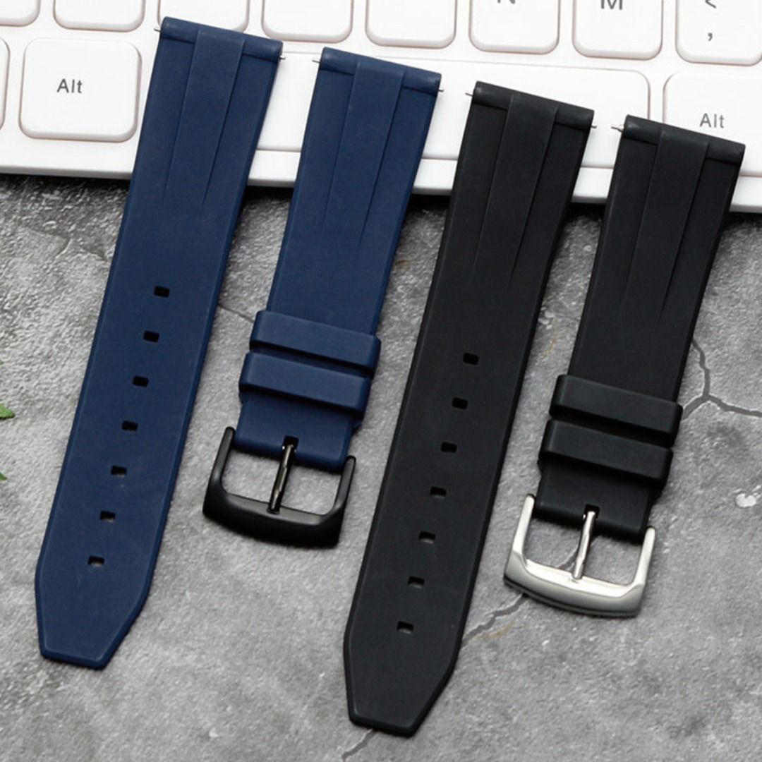 Quick release rubber best sale watch strap