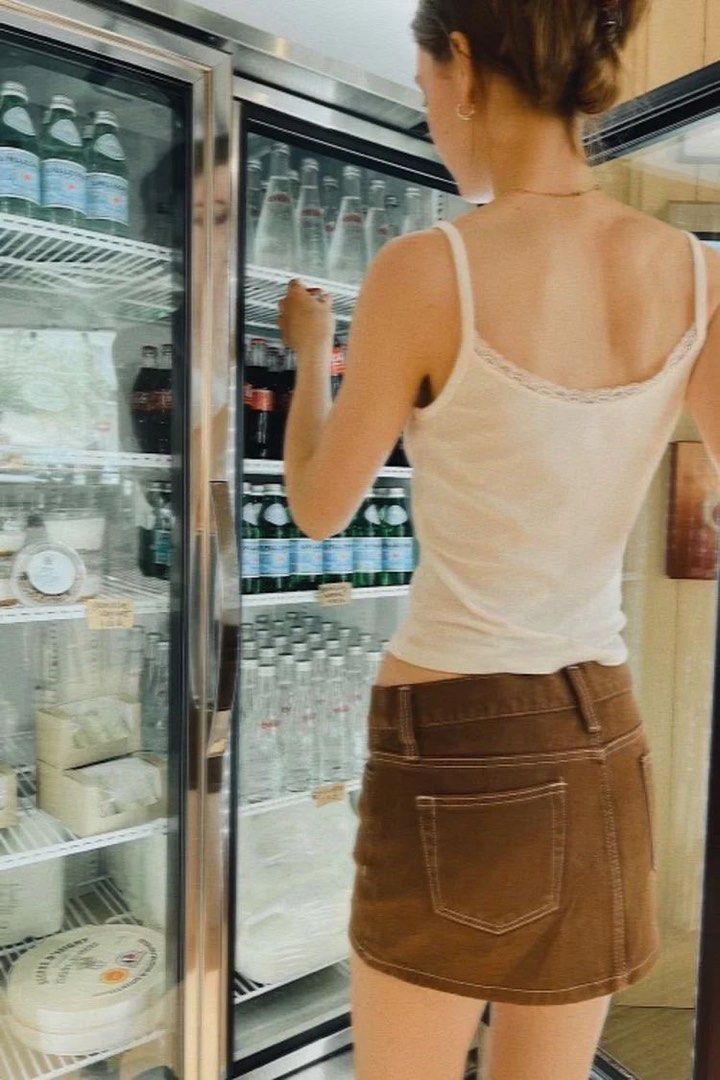 Brandy Melville ~ Malia Mini Skirt on Carousell