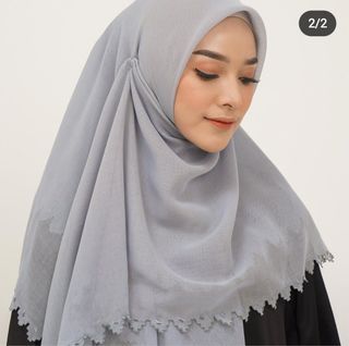 BREA SCARF GREY NRHXNABILIA/JILBAB NRH