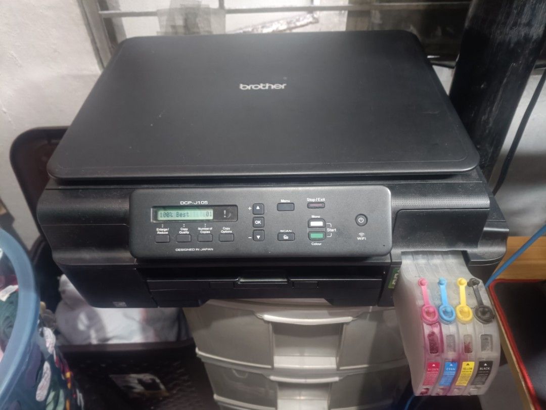 Brother DCPJ105 4 in 1 Printer, Computers & Tech, Printers, Scanners & Copiers on Carousell