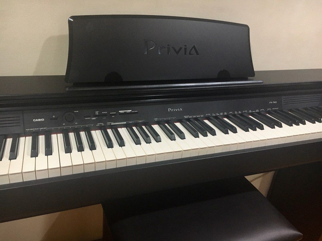 Casio Privia PX760 Digital Piano, Hobbies & Toys, Music & Media