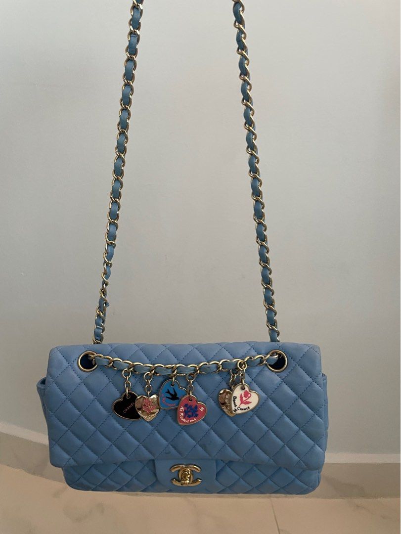 Chanel valentine hotsell charm bag