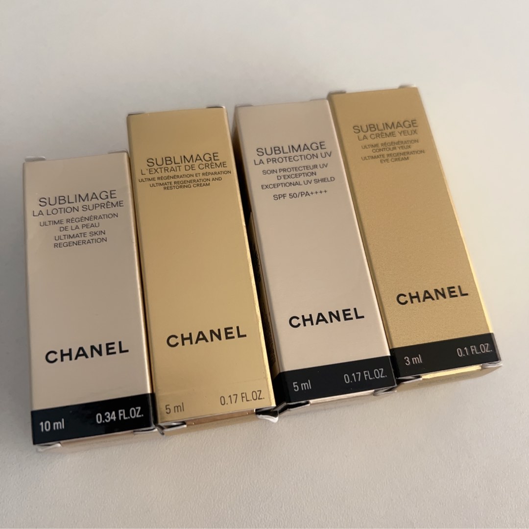Chanel Sublimage La Creme Yeux Ultimate Eye Cream 3pcs, 3ml each (Value  $156)
