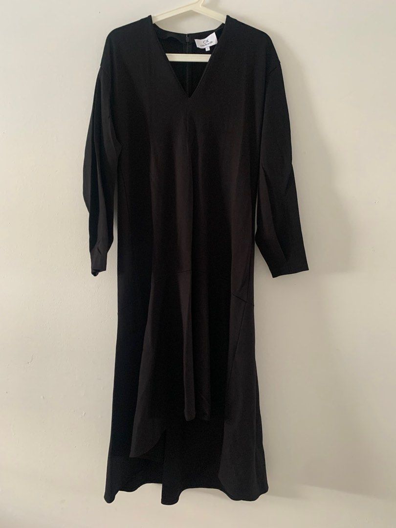 Calvin klein high store low black dress