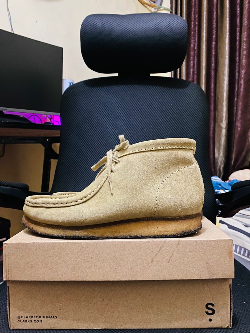 Clarks Wallabee Boot Maple Suede