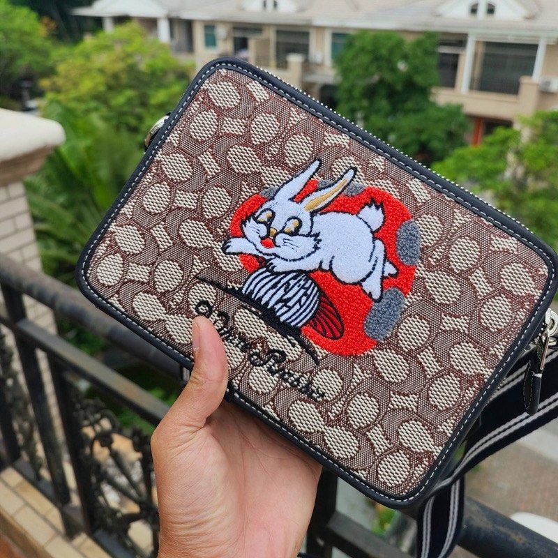Coach x White Rabbit Messenger Sling Bag in Signature Canvas, Men's ...