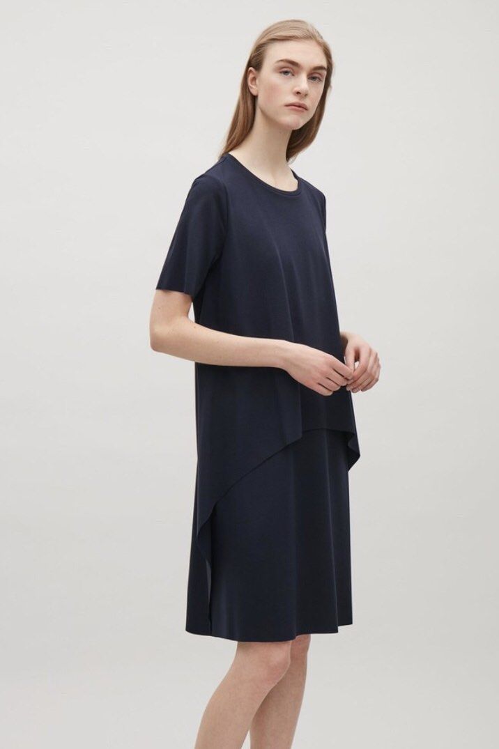 Cos circle cut store dress