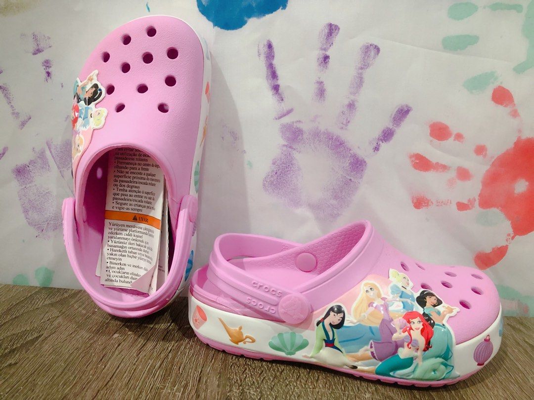 Crocs princess, Babies & Kids, Babies & Kids Fashion on Carousell