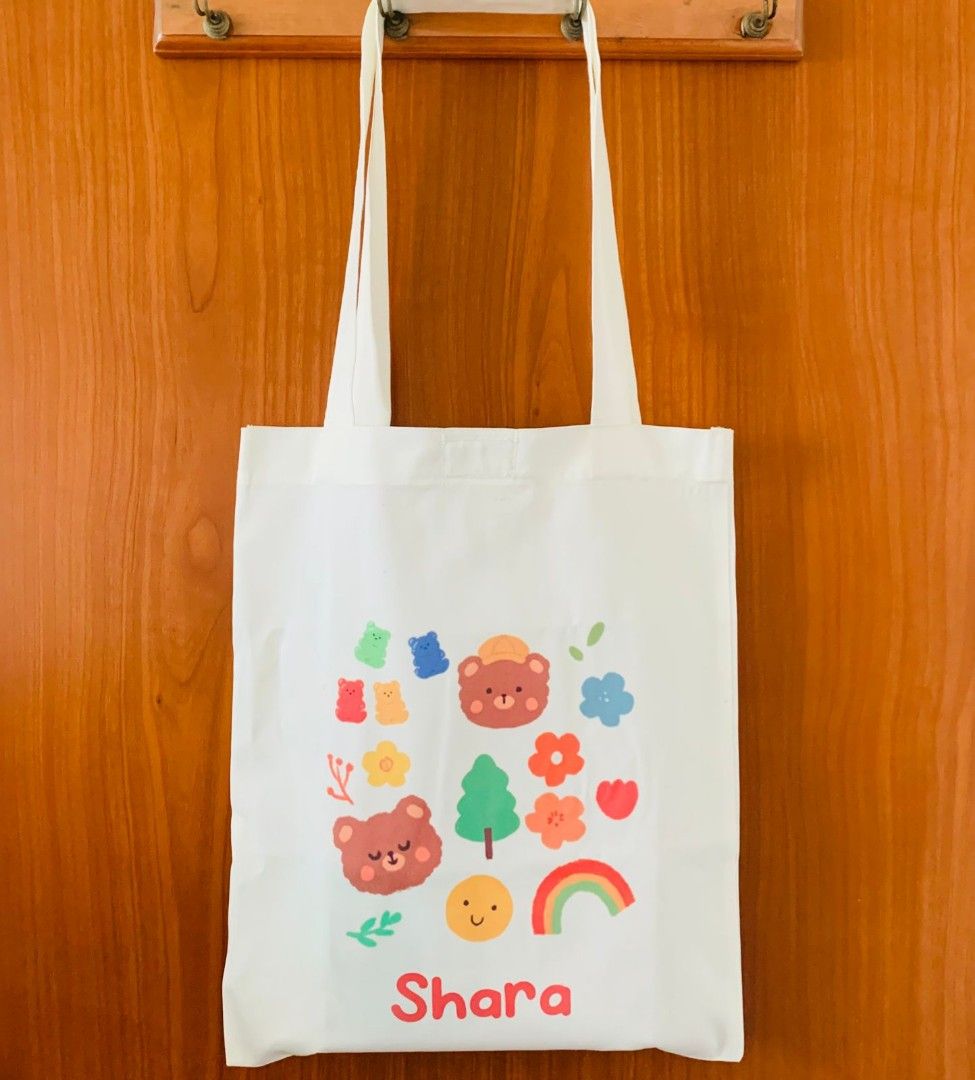 Cute tote bags for school outlet