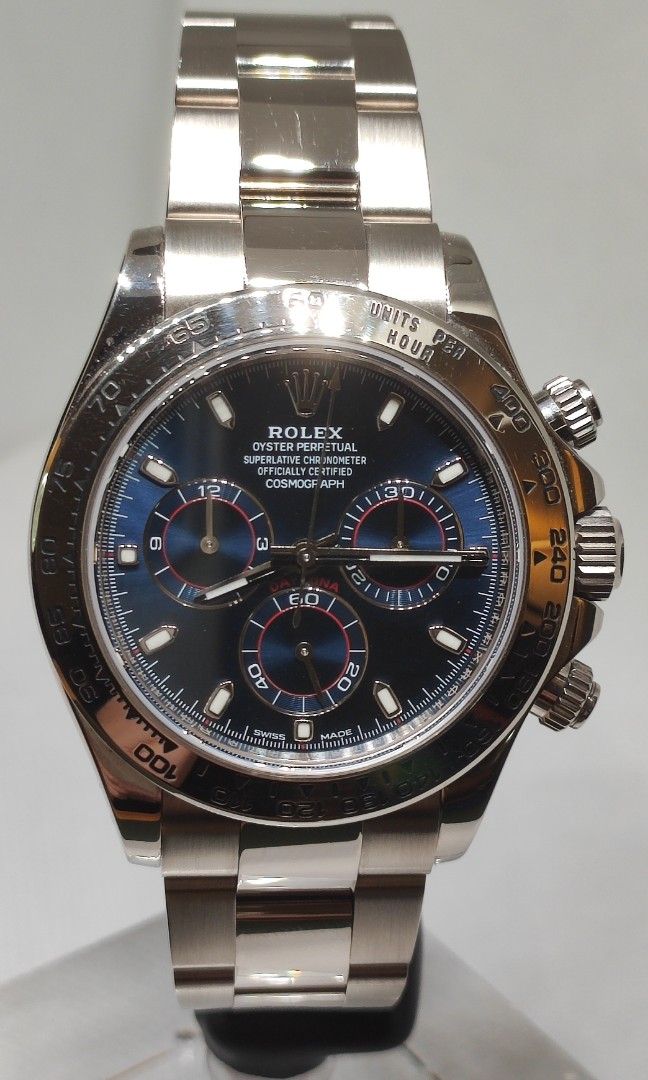 Daytona (2023 Discontinued) (Category: Luxury Watches) located in Makati City. Submitted by geeos (Listing ID 1223709652, Image 3). Description: All authentic Daytonas available. Photos are on hand. Discontinued March 2023.
