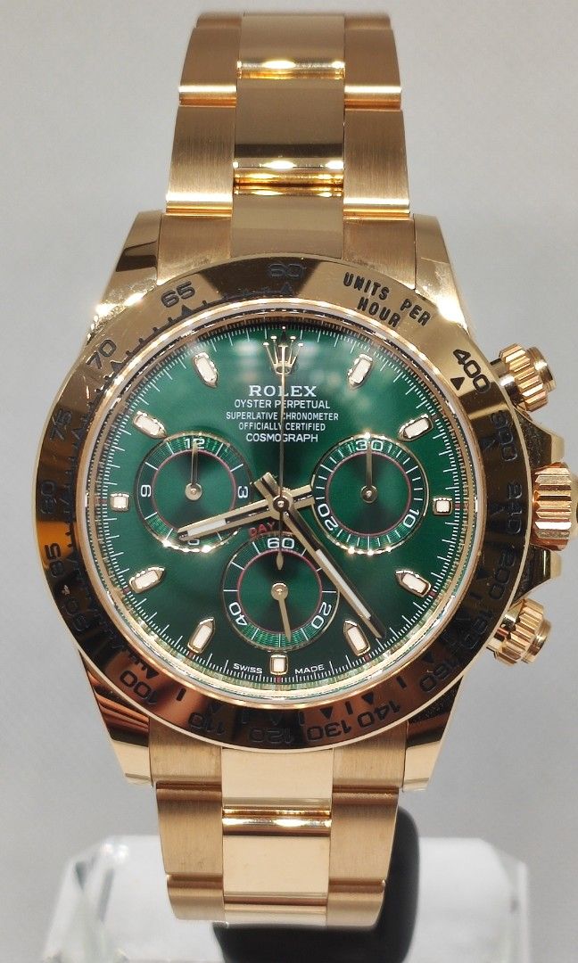 Daytona (2023 Discontinued) (Category: Luxury Watches) located in Makati City. Submitted by geeos (Listing ID 1223709652, Image 2). Description: All authentic Daytonas available. Photos are on hand. Discontinued March 2023.
