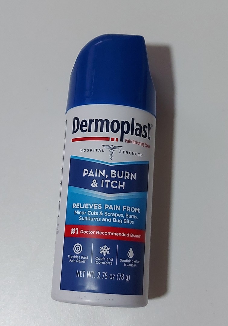 Dermoplast Pain Burn & Itch Relief Spray for Postpartum, Burns and Bug Bite  2.75