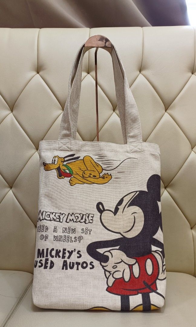 Mickey mouse reusable tote bag top