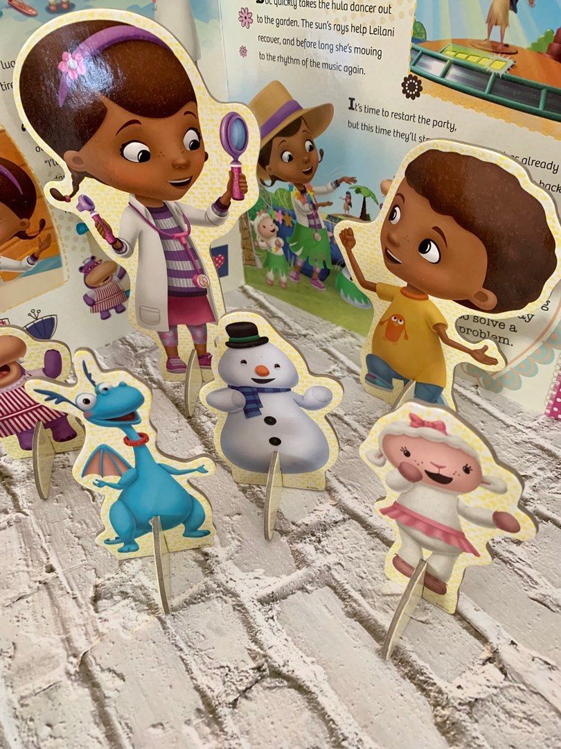 Doc Mcstuffins (Category: Children's Books) located in Paranaque City. Submitted by shop333 (Listing ID 1223661986, Image 3). Description: Selling this book. It’s in great condition. The book includes three-dimensional figurines of the different characters from the show. You can read and play along with the characters as you teach your little ones valuable lessons from the stories inside..