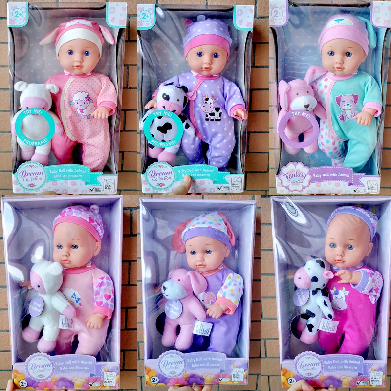 Bebé com Mascote Dream Collection (vários modelos)