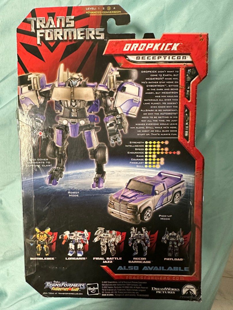 Transformers 2007 shop dropkick