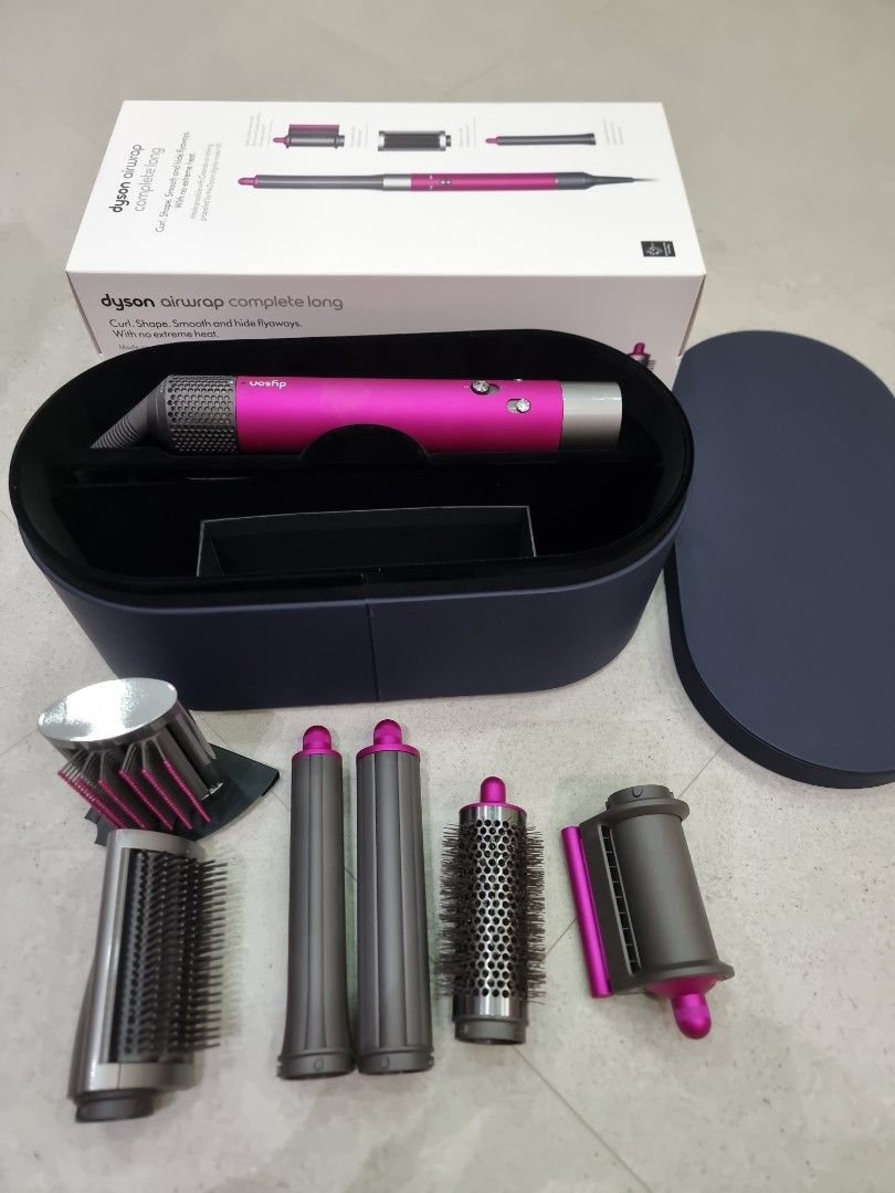 Dyson Airwrap Hair multi-styler Complete Long Nickel Fuchsia (New