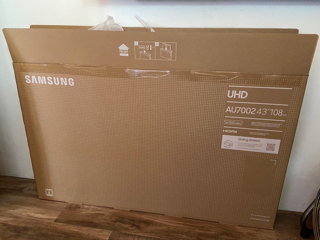 EMPTY Samsung TV Carton Box, Furniture & Home Living, Home Improvement
