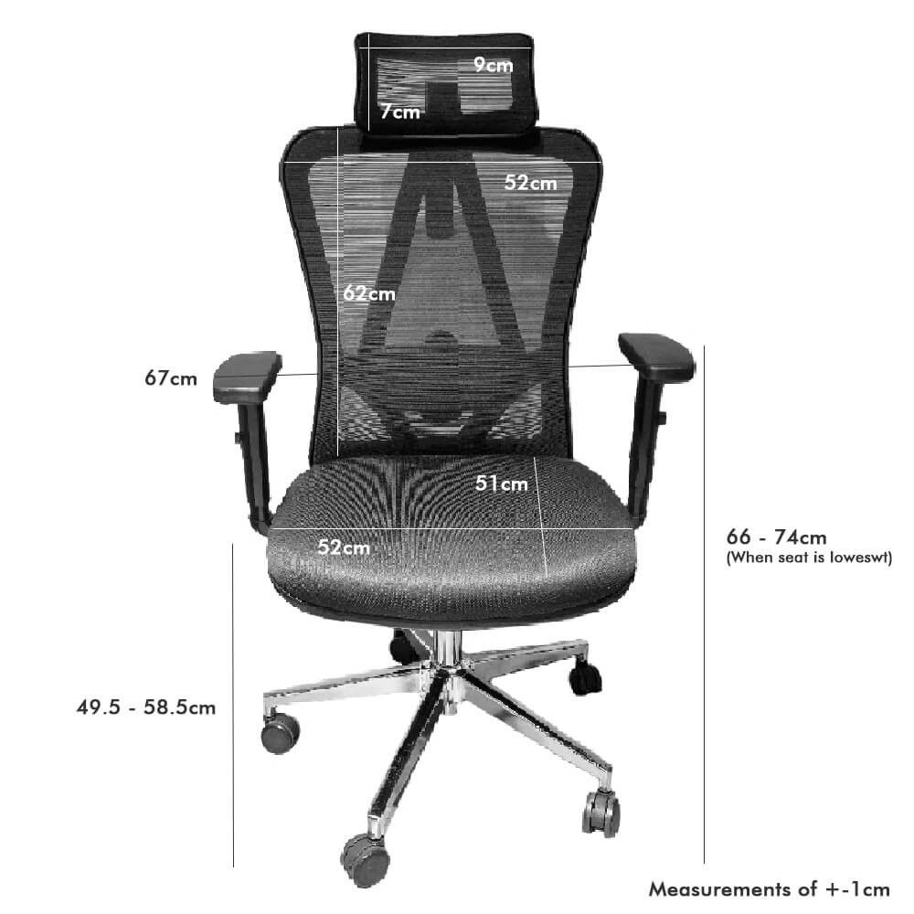 Ergonomic Office Chair + Desk, Furniture & Home Living, Furniture