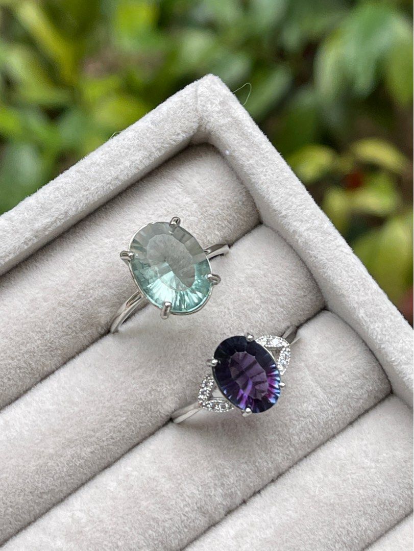 Green hotsell fluorite ring