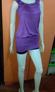 For Sale Boardwalk Sleeveless Purple Blouse
Size: Medium