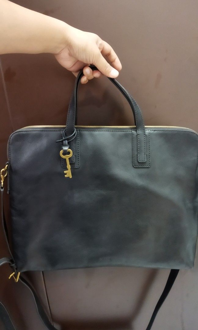 Fossil emma laptop online bag